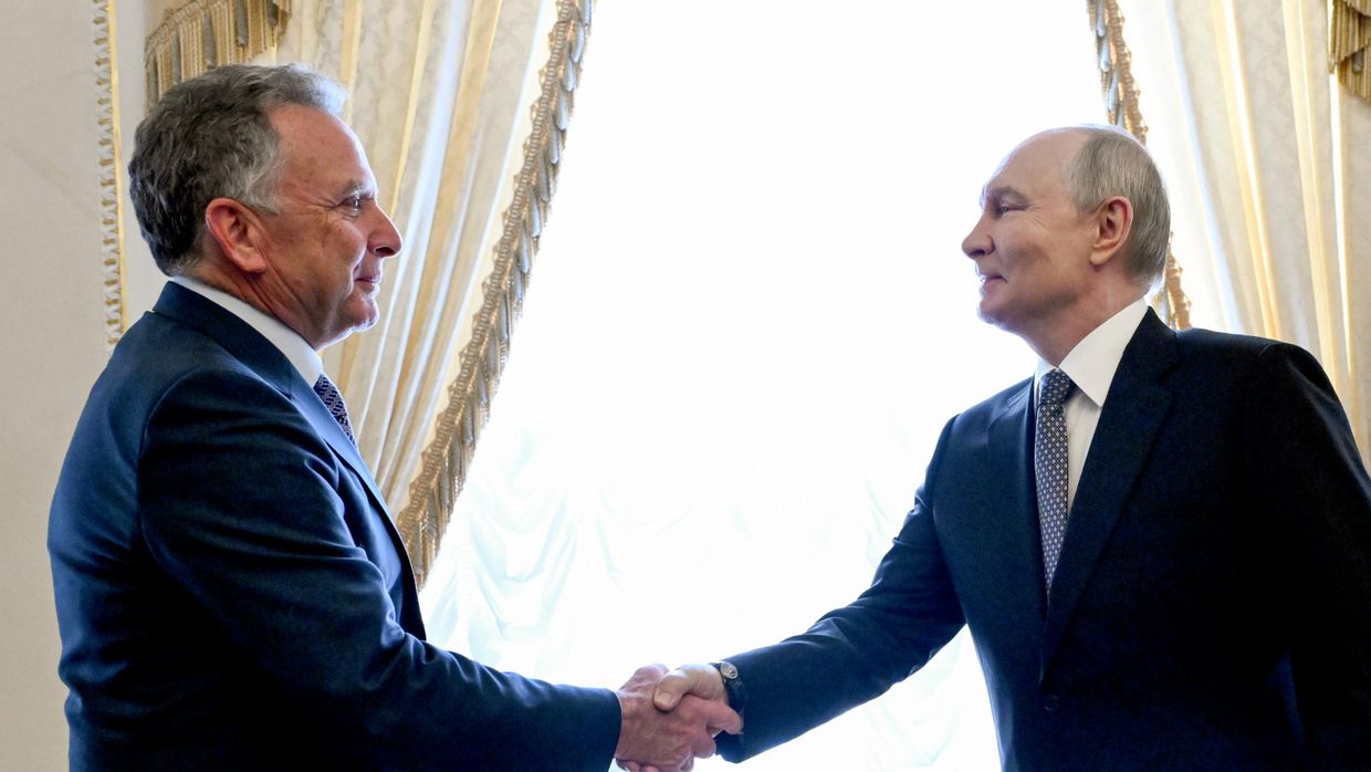 Встреча президента Владимира Путина и спецпосланника Стивена Уиткоффа
