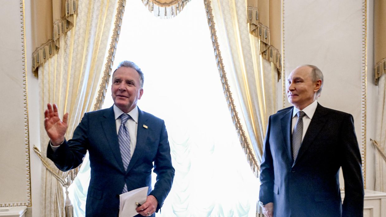 Встреча президента Владимира Путина и спецпосланника Стивена Уиткоффа