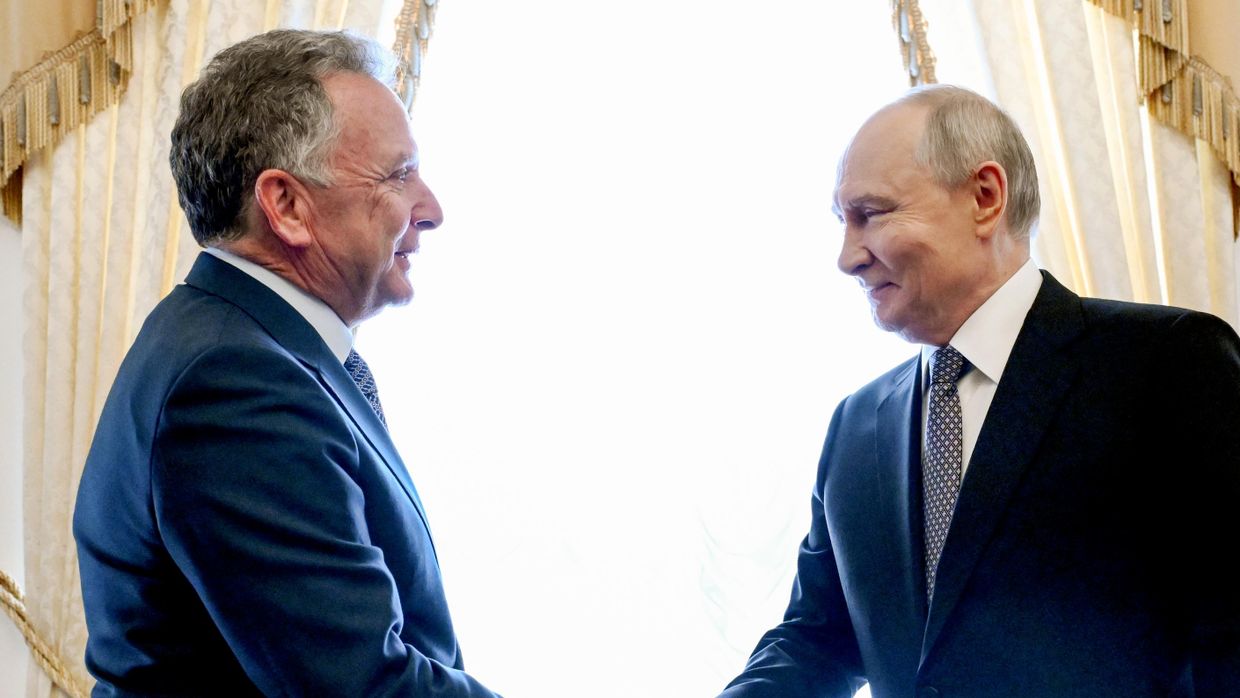 Встреча президента Владимира Путина и спецпосланника Стивена Уиткоффа