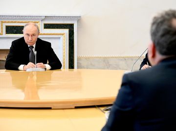 Встреча президента Владимира Путина и спецпосланника Стивена Уиткоффа