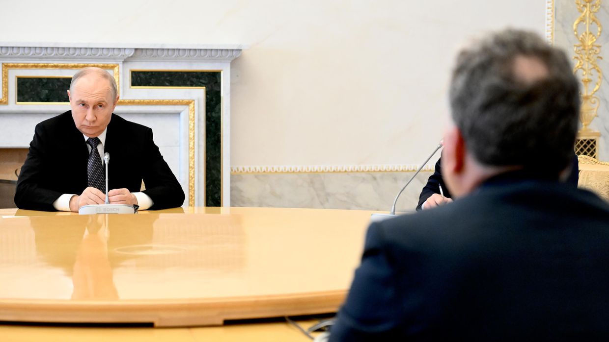 Встреча президента Владимира Путина и спецпосланника Стивена Уиткоффа