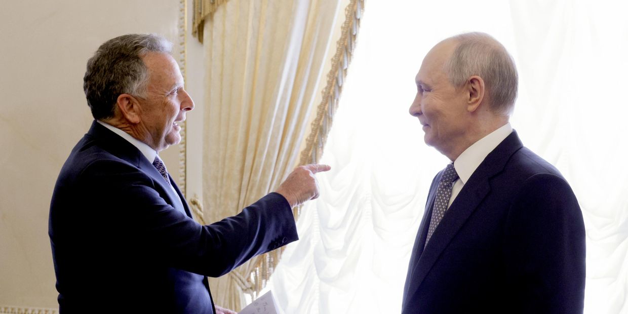 Встреча президента Владимира Путина и спецпосланника Стивена Уиткоффа