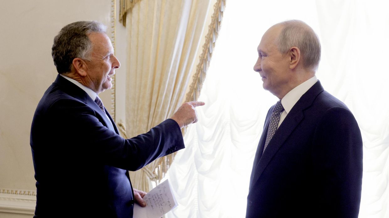 Встреча президента Владимира Путина и спецпосланника Стивена Уиткоффа