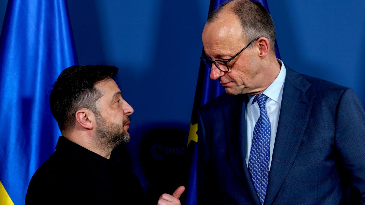 Канцлер Германии Фридрих Мерц и Владимир Зеленский