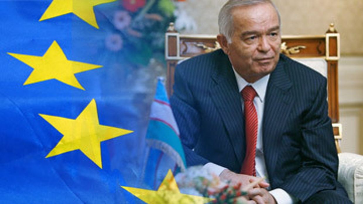Ислам Каримов флаг ес
