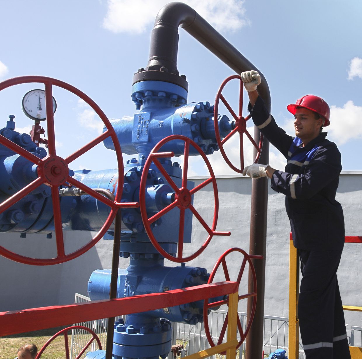 Мозырское газохранилище в Гомельской области