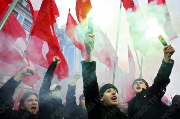Митинг в Санкт-Петербурге, посвященный 7 ноября