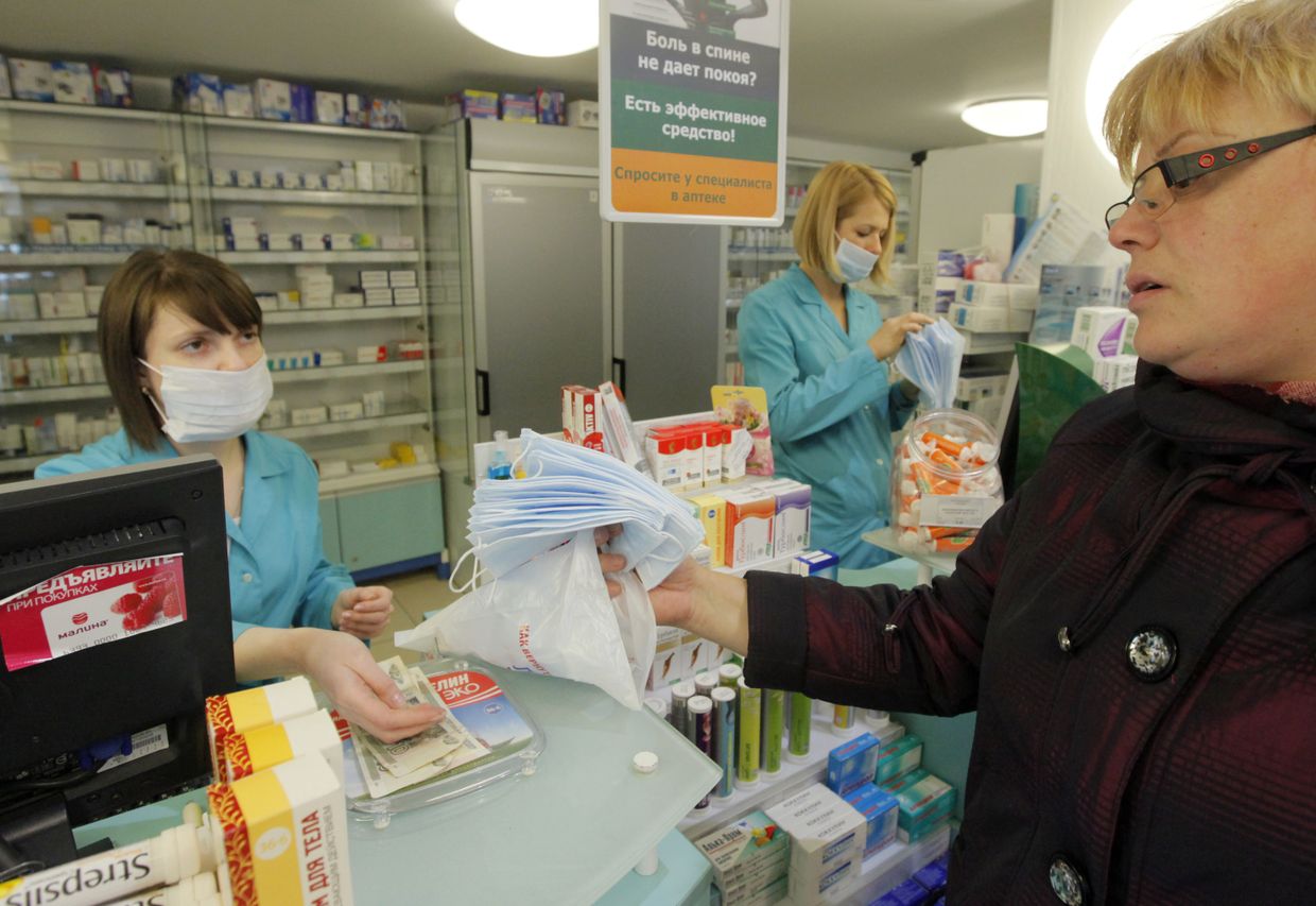 Продажа противовирусных препаратов в аптеках