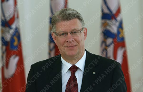 Президент Латвии Валдис Затлерс 