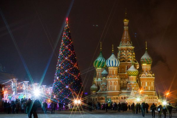Новогодняя елка на Красной площади