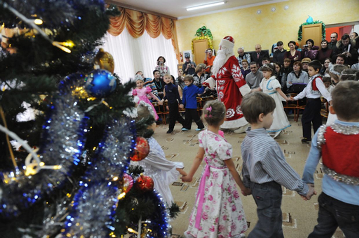 Новогодний праздник в детском саду