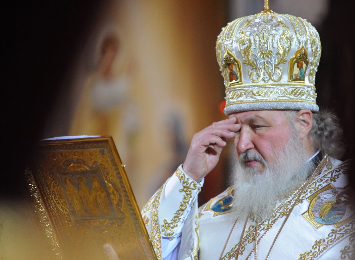 Патриарх Кирилл провел рождественскую службу