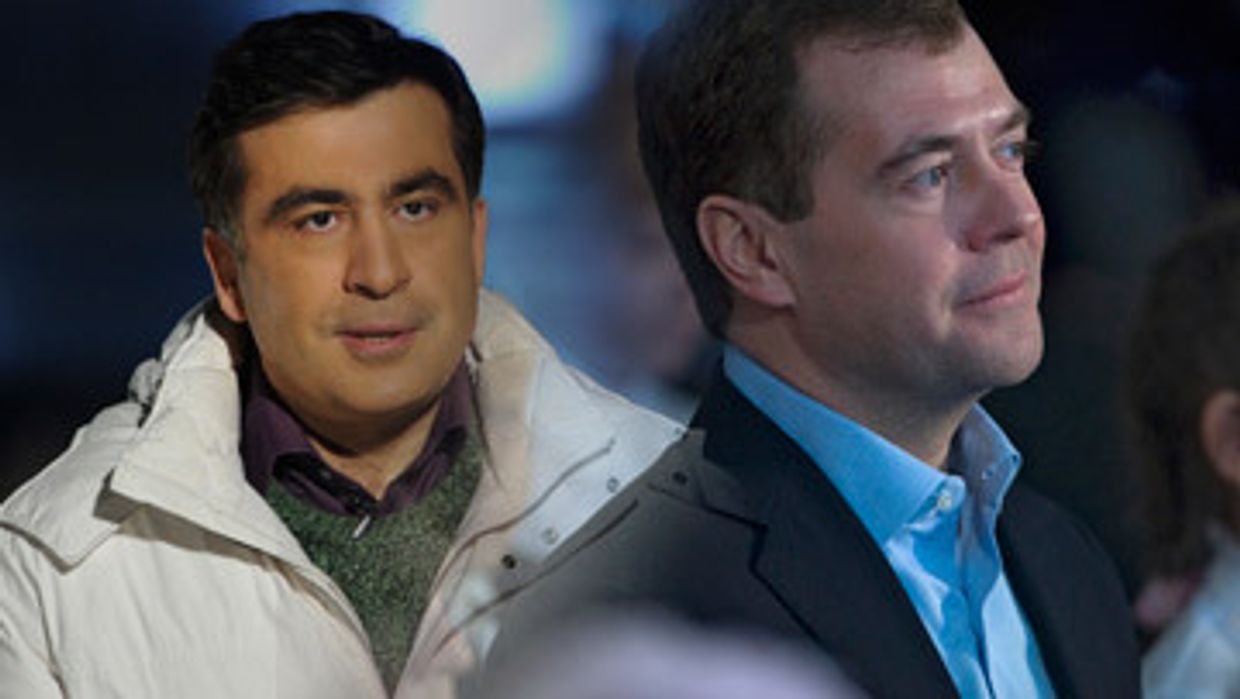 медведев саакашвили