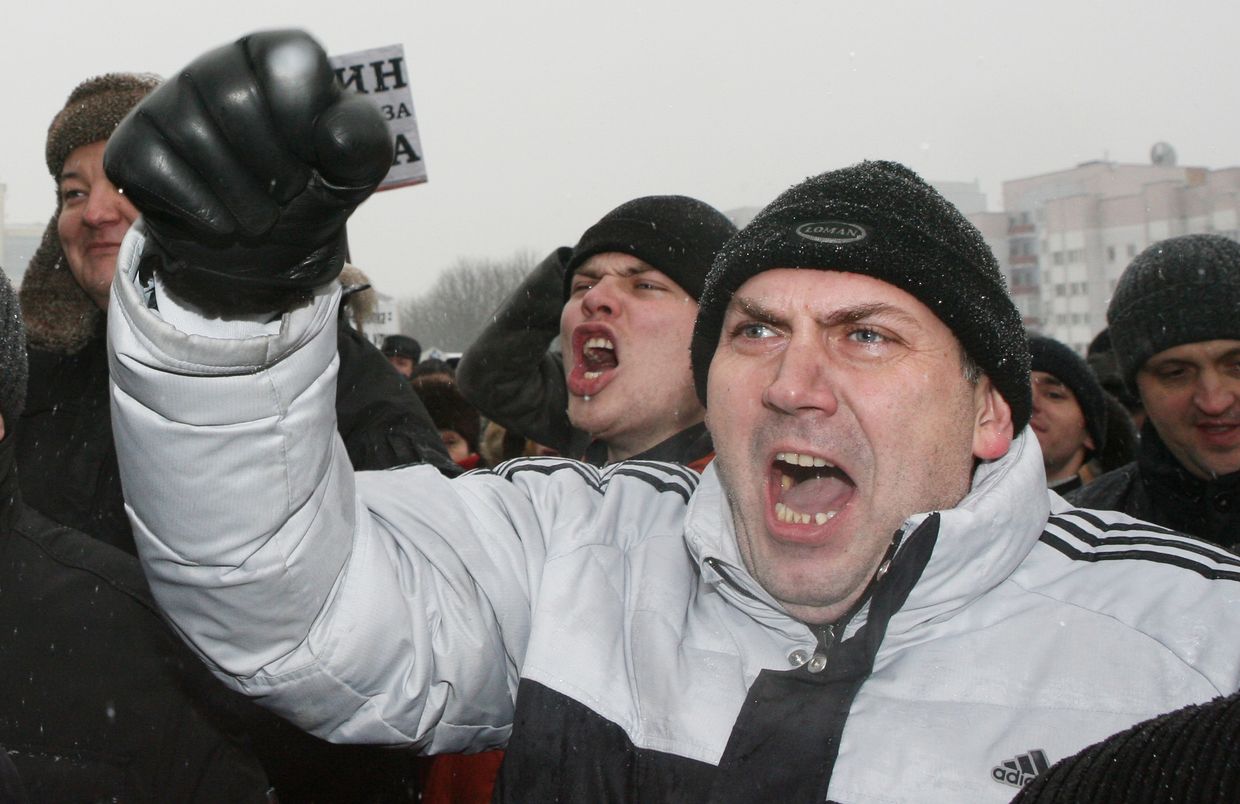 Многотысячный митинг протеста в Калининграде против повышения транспортного налога