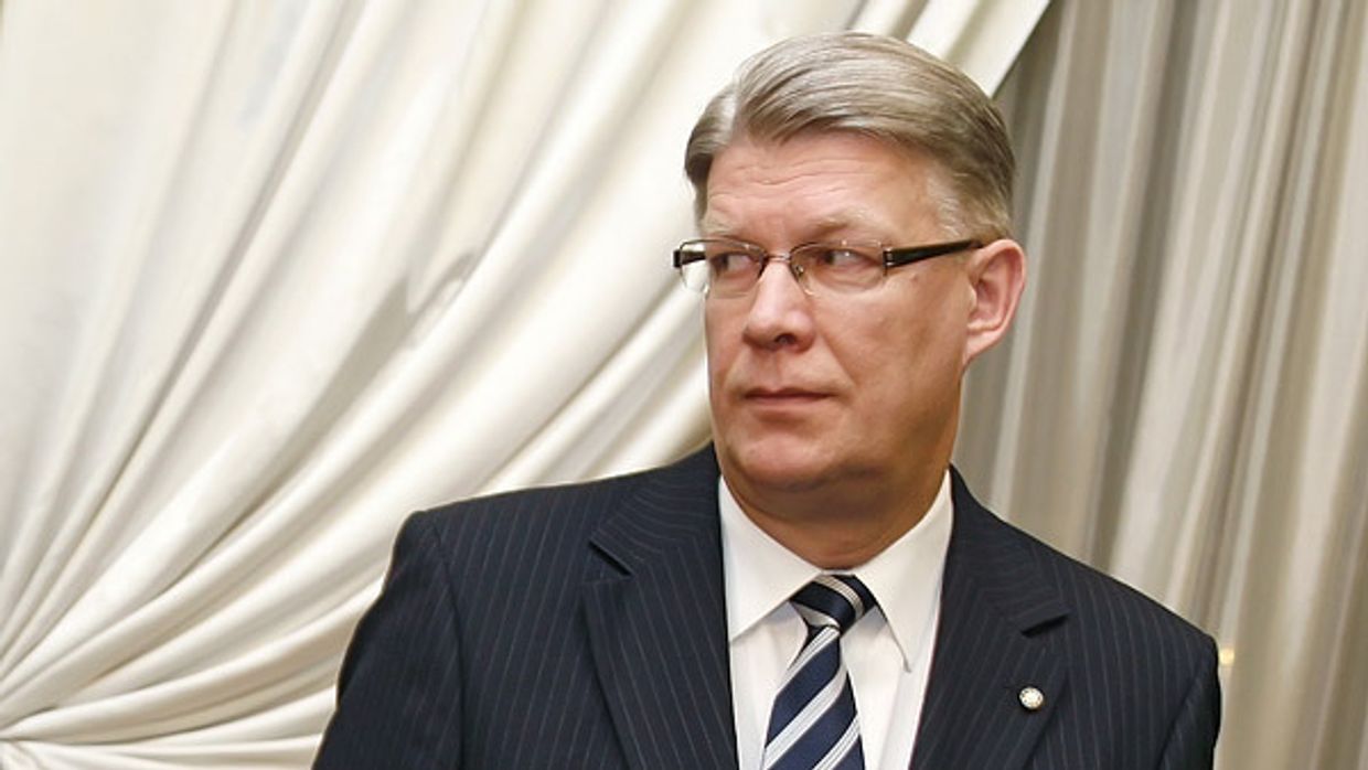 Президент Латвии Валдис Затлерс