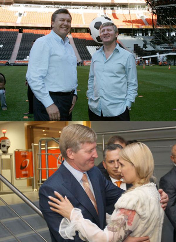 Юлия Тимошенко и Виктор Янукович 