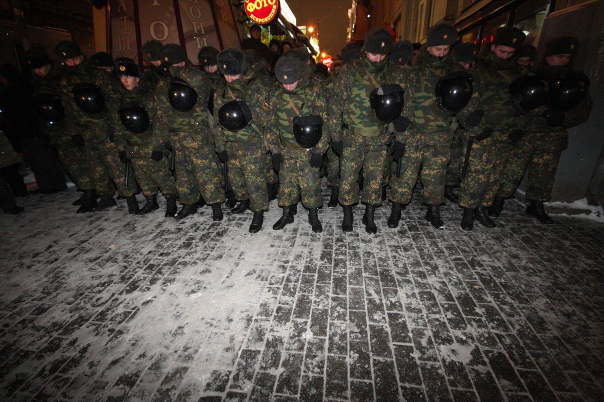 ОМОН на Марше несогласных