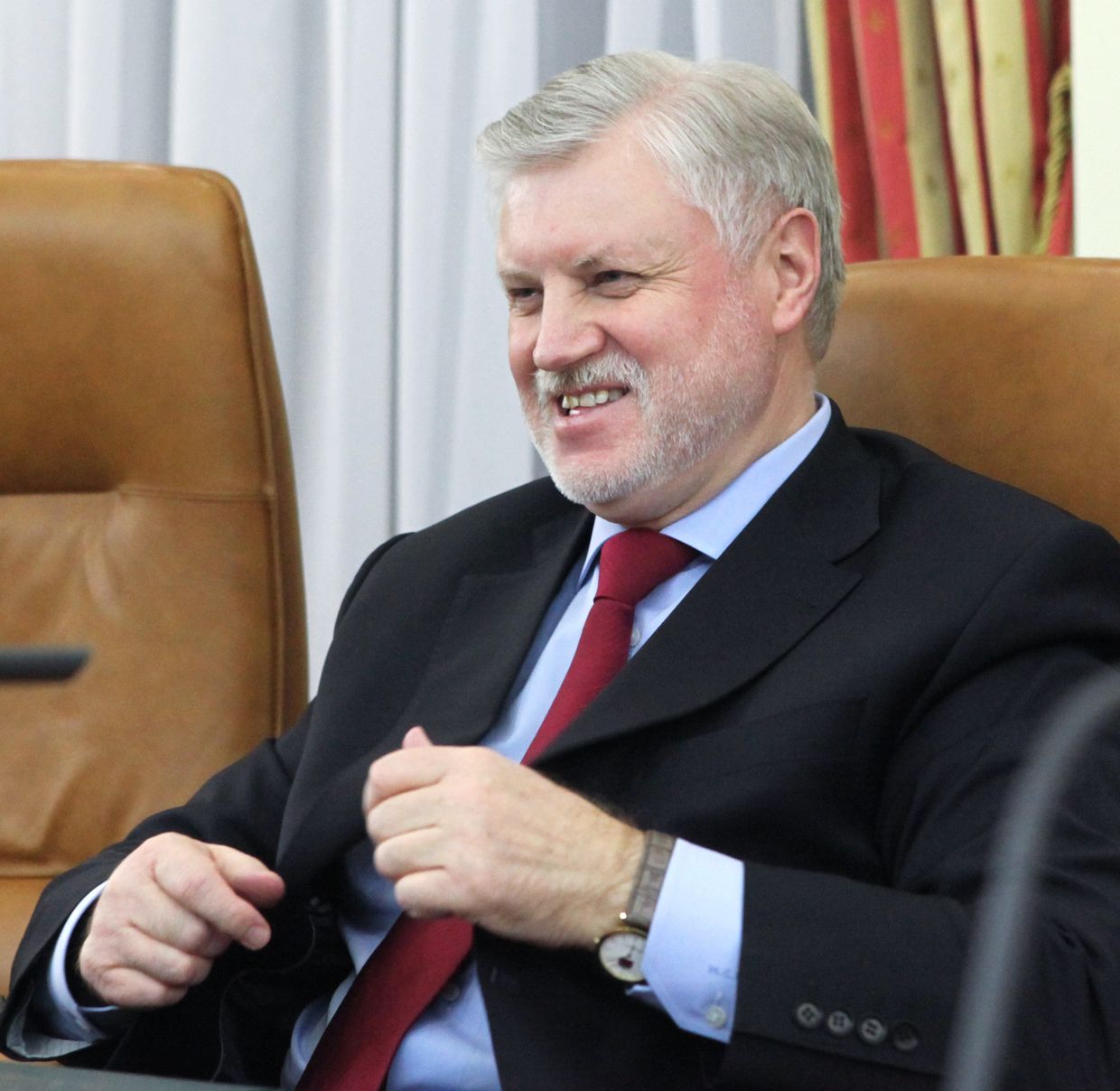Встреча Сергея Миронова и Михаила Задорнова