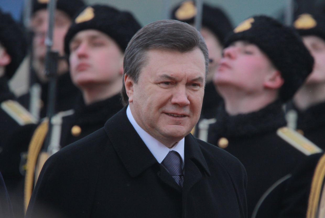 Президент Украины Виктор Янукович прибыл в Москву в официальным визитом