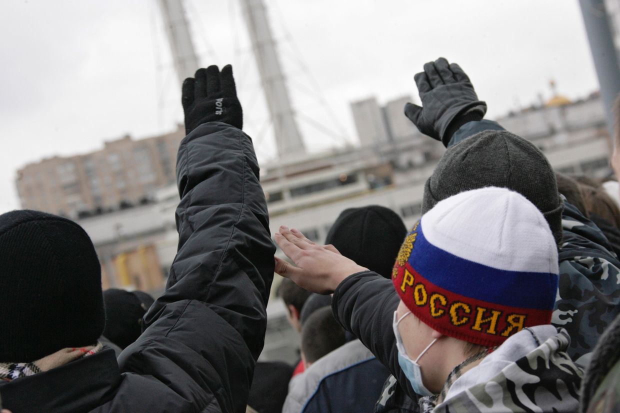 Избит за Россию