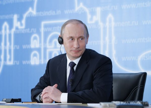 Рабочий визит премьер-министра РФ Владимира Путина в Республику Индия