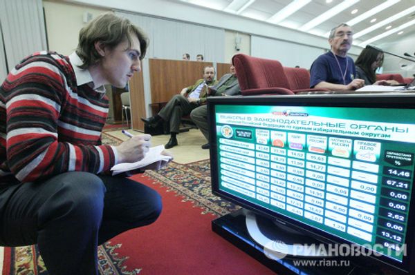Работа Информационного центра ЦИК России