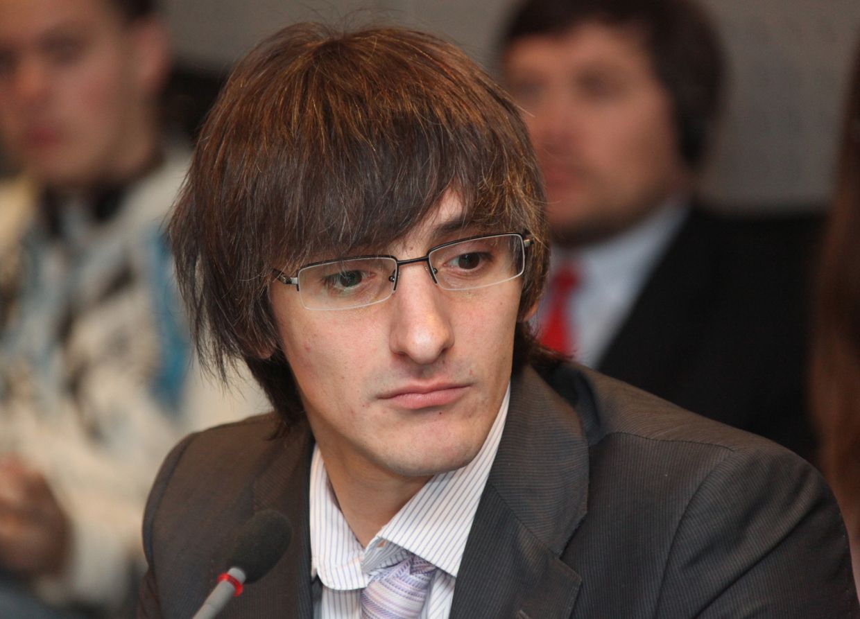 Михаил Фишман на Круглом столе на тему: 20 лет после падения берлинской стены