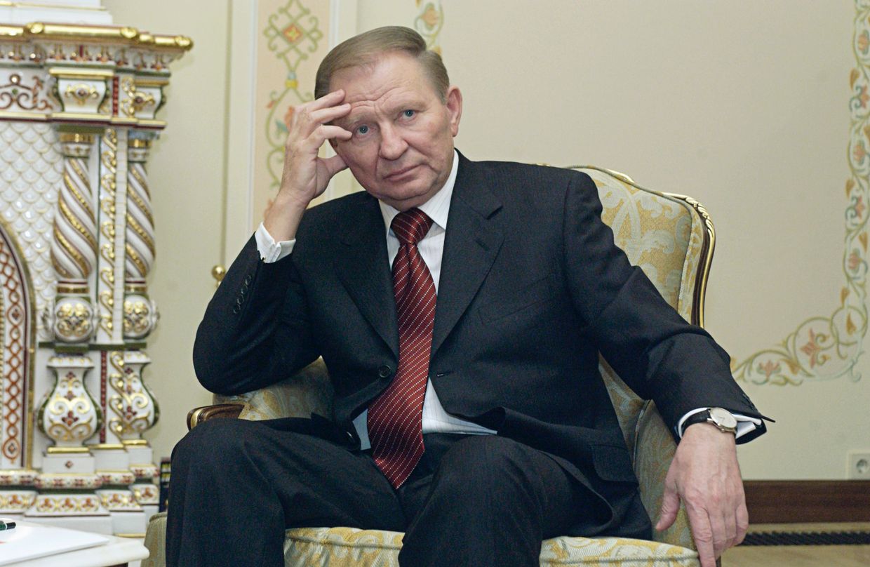 Президент Украины Леонид Кучма в Ново-Огарево