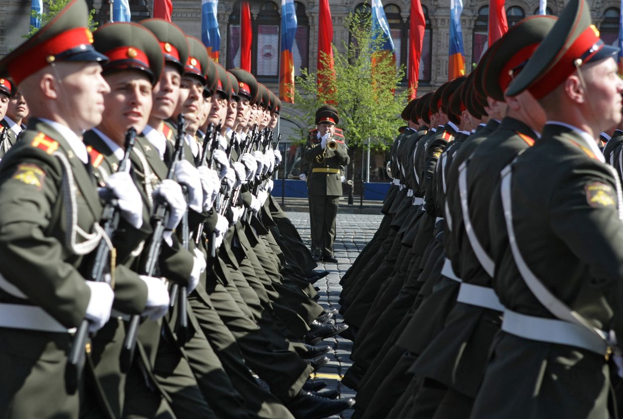 Военный парад в честь Дня Победы на Красной площади