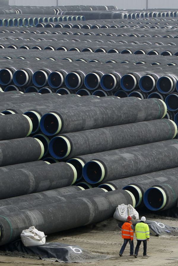 Трубы для начала строительства газопровода Северный поток