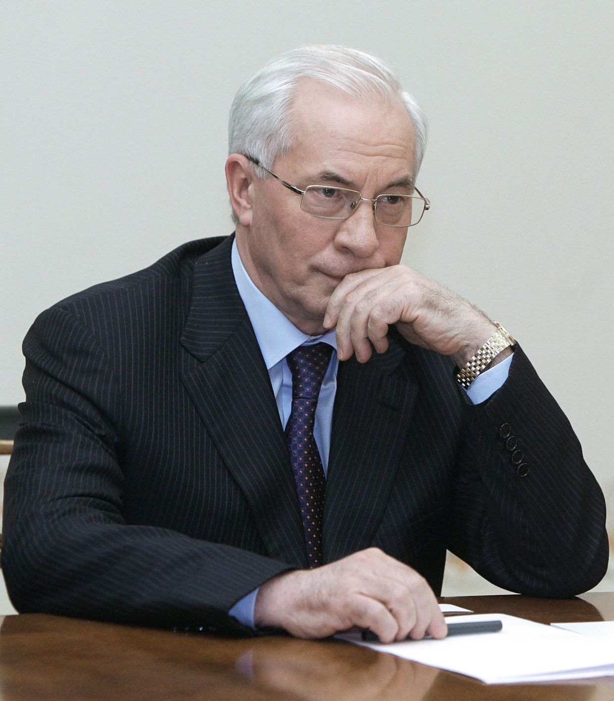Николай Азаров на встрече с премьер-министром России Владимиром Путиным