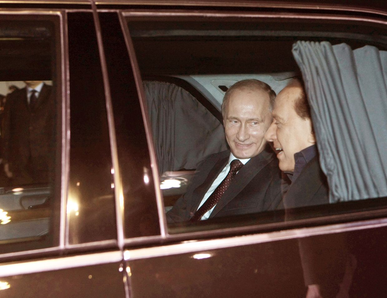 Встреча Владимира Путина в аэропорту Милана