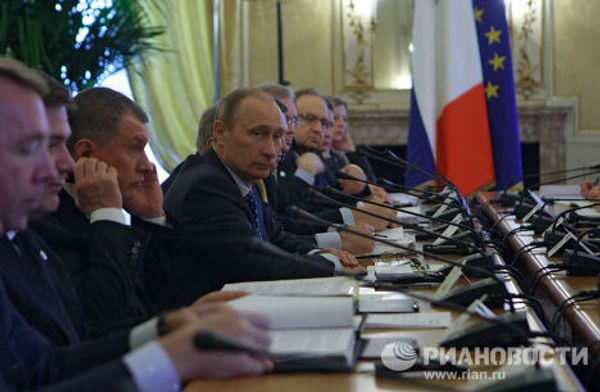 Визит премьер-министра РФ Владимира Путина в Милан