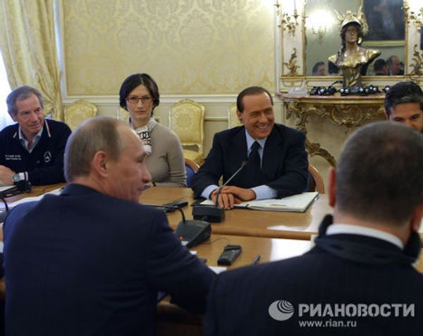 Визит премьер-министра РФ Владимира Путина в Милан
