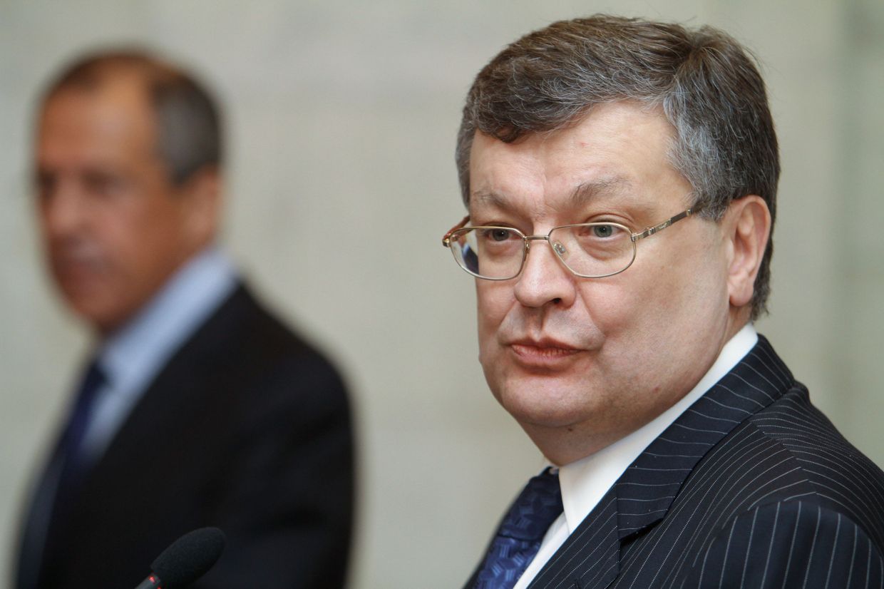 Пресс-конференция глав МИД России и Украины Сергея Лаврова и Константина Грищенко