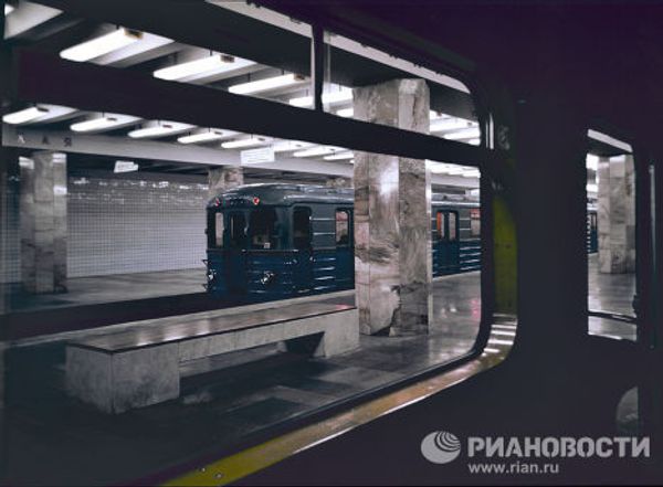 Вестибюль станции Полежаевская Московского метрополитена