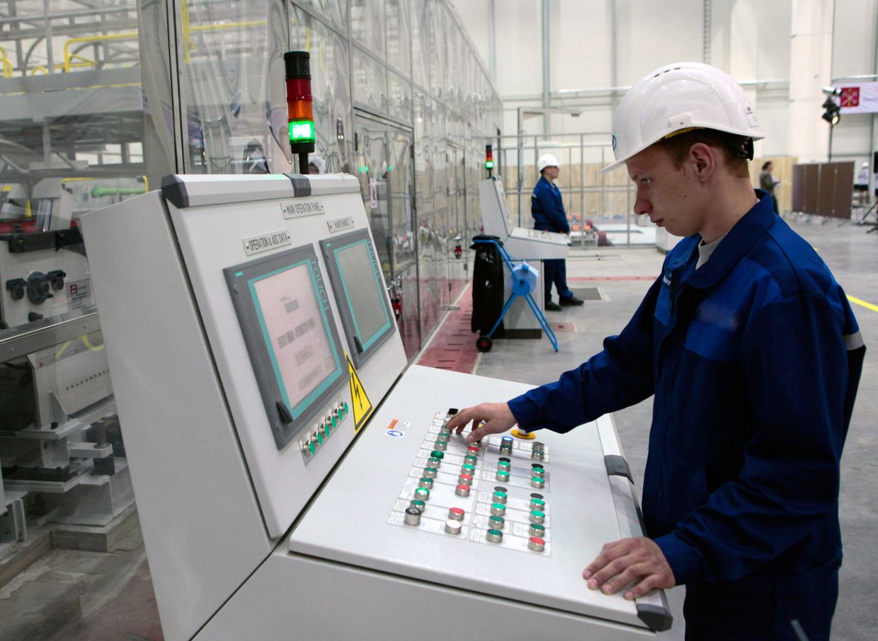 Тестовый запуск штамповочной линии