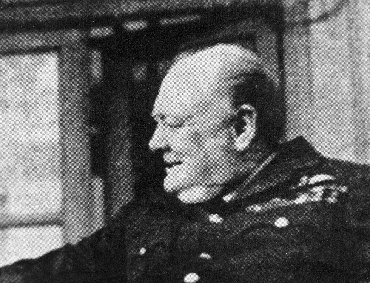 Премьер-министр Великобритании Уинстон Черчилль. Репродукция