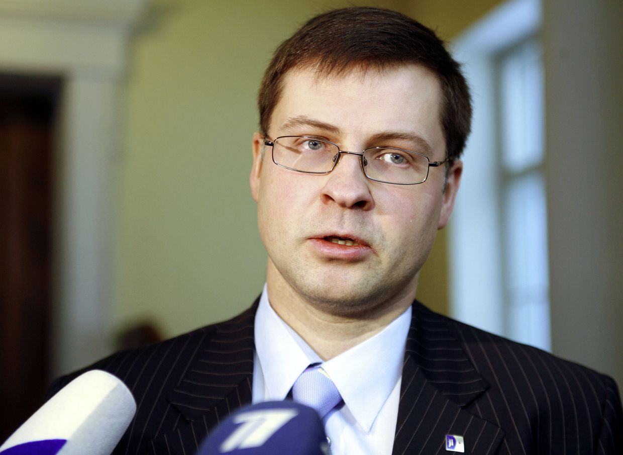 Премьер-министр Латвии Валдис Домбровскис