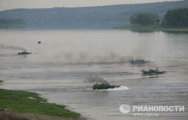 Тактические учения 74-й отдельной гвардейской мотострелковой бригады СибВО