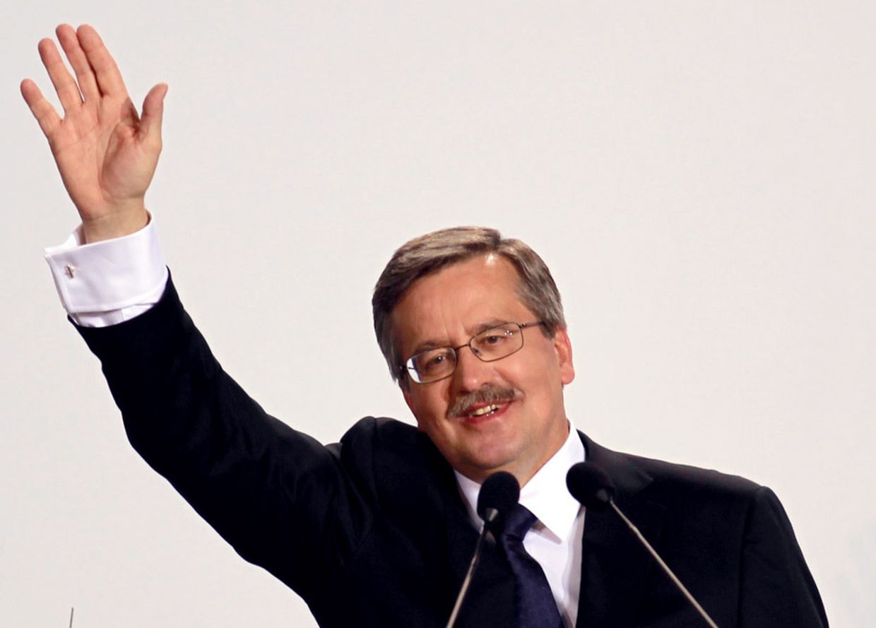 Новый президент Польши Бронислав Коморовский