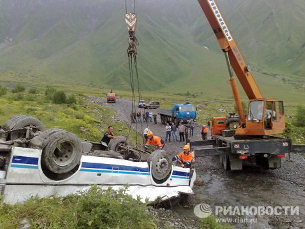  Крушение пассажирского автобуса на Транскаме