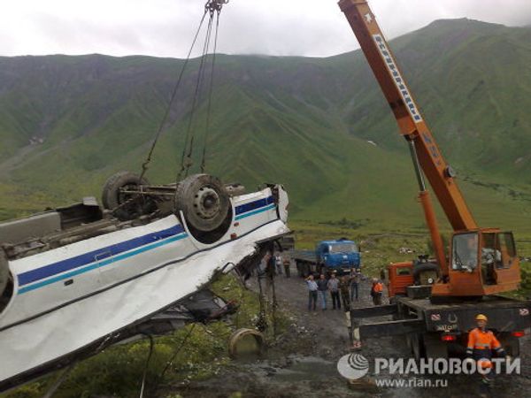  Крушение пассажирского автобуса на Транскаме