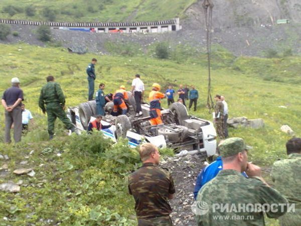 Крушение пассажирского автобуса на Транскаме