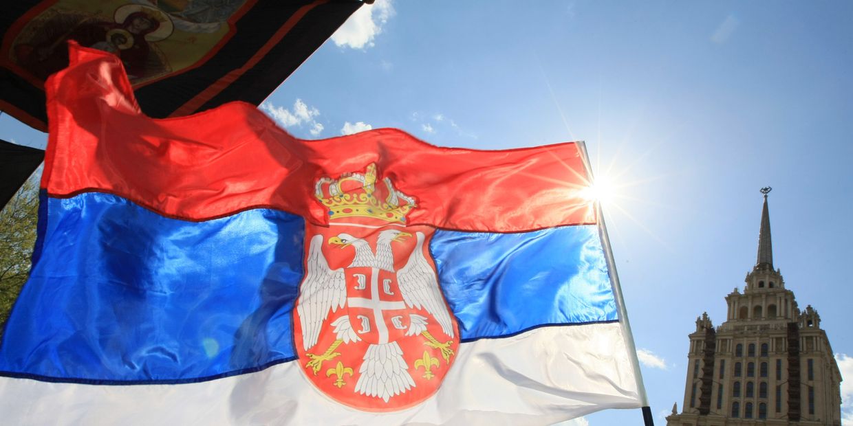 Сербский марш в поддержку территориальной целостности Сербии