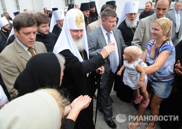 Патриарх Московский и всея Руси Кирилл прибыл в Одессу