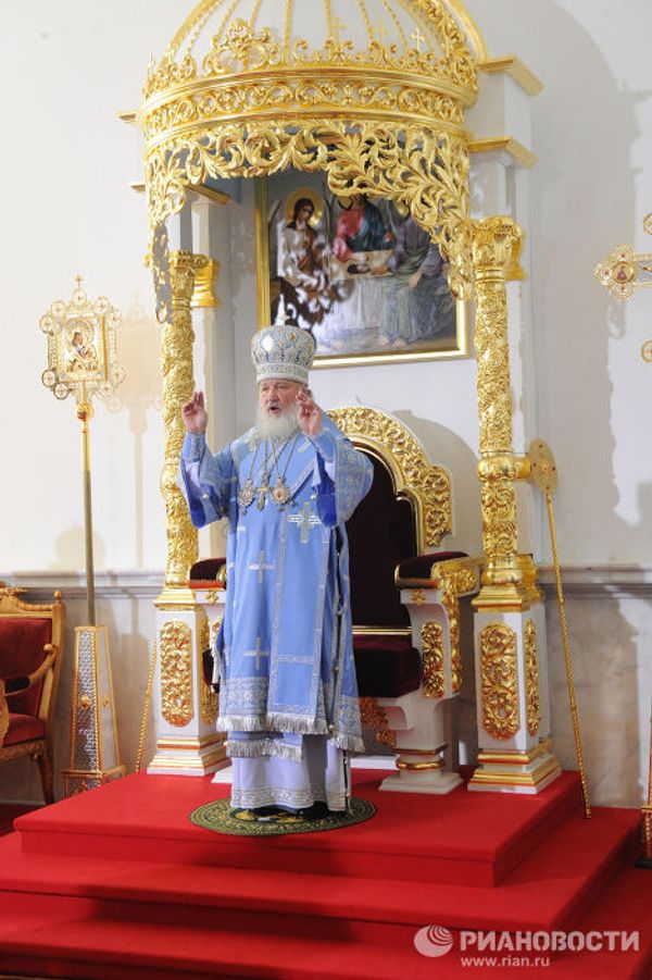 Патриарх Московский и всея Руси Кирилл освятил Спасо-Преображенский кафедральный собор