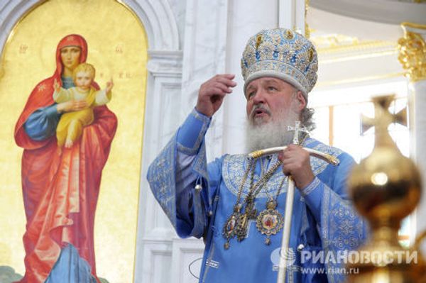 Патриарх Московский и всея Руси Кирилл освятил Спасо-Преображенский кафедральный собор