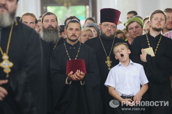 Патриарх Московский и всея Руси Кирилл освятил Спасо-Преображенский кафедральный собор