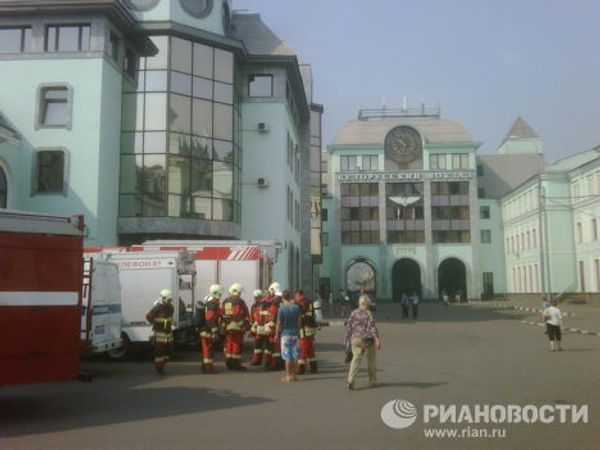 Пожар на площади Тверской заставы